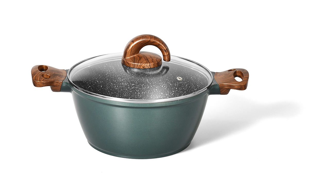 Wholesale Nonstick Pots and Pans Set Induction Cooking Set Granite Cookware Set