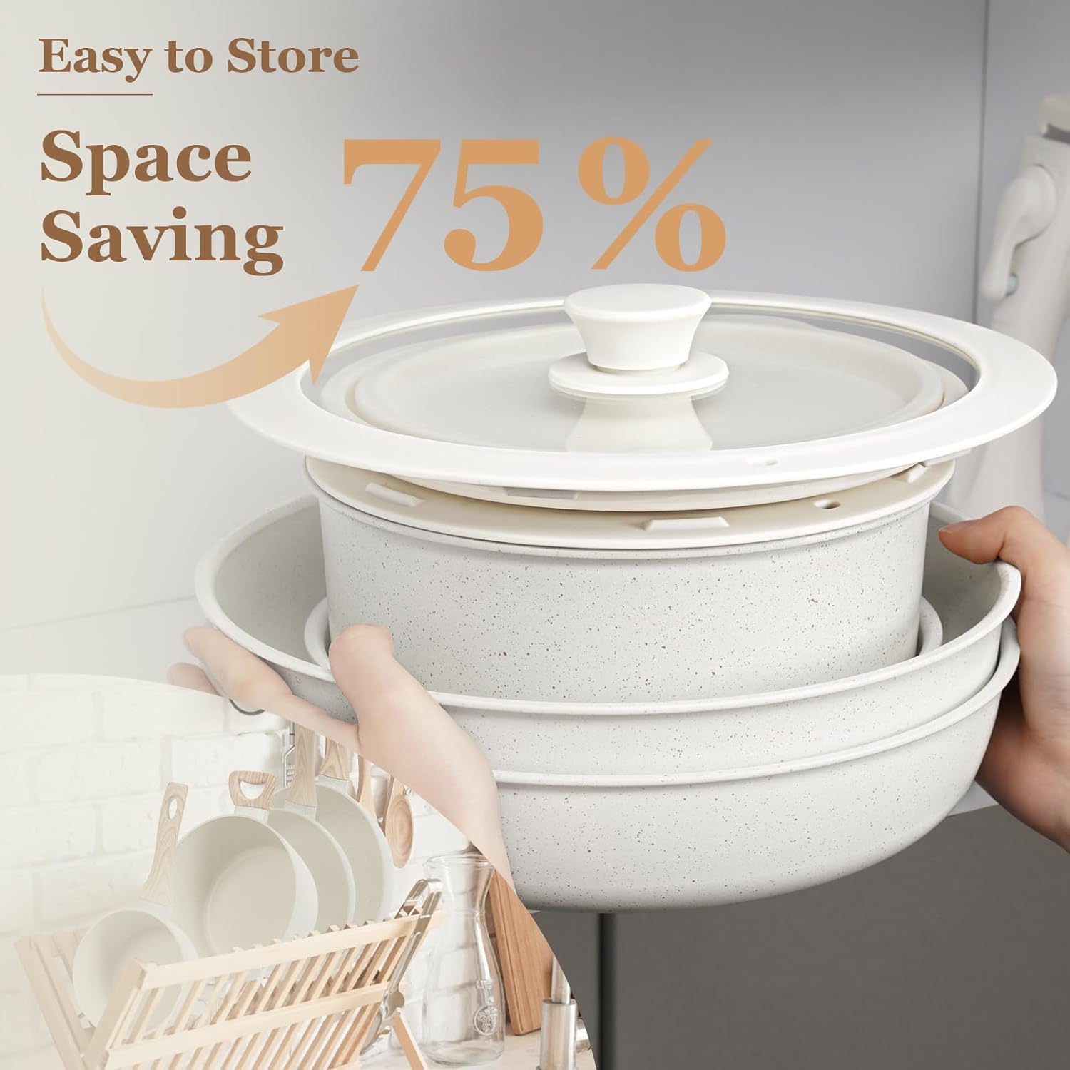 Granite Non Stick Cookware Set Detail 7