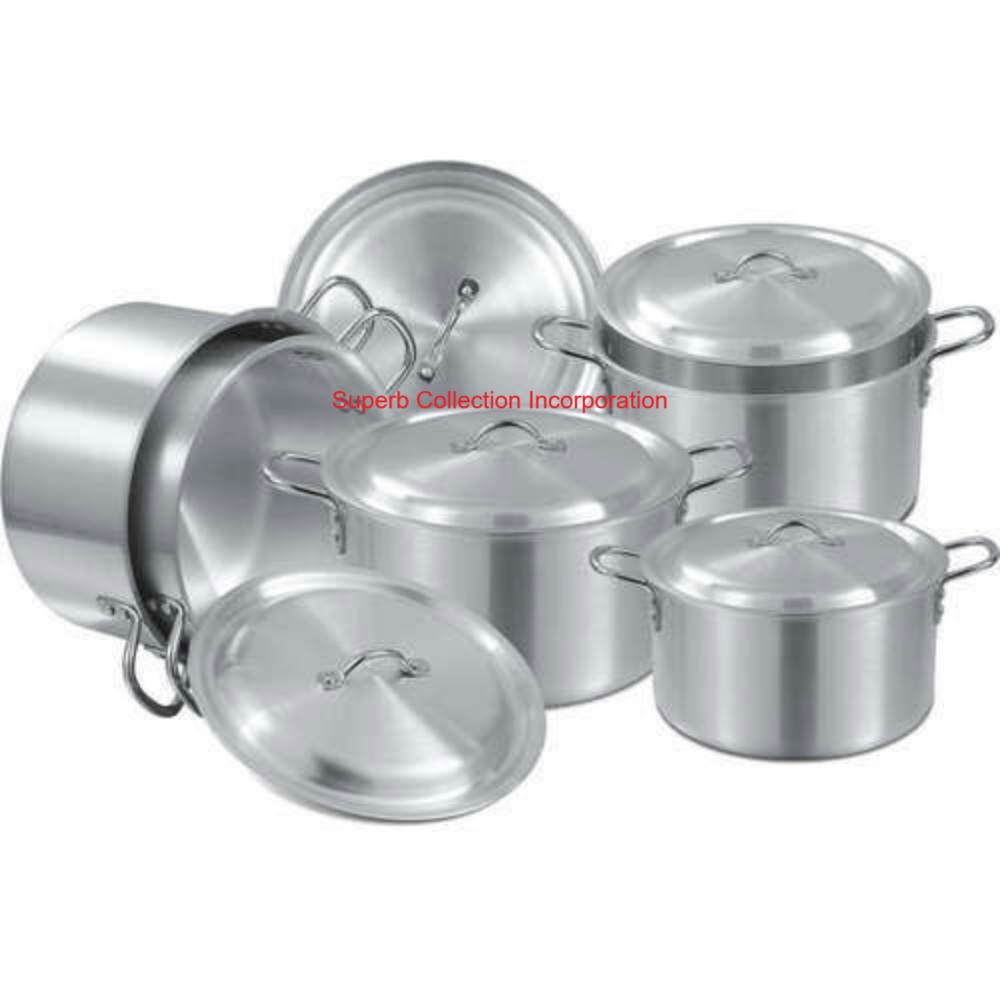 Premium Stainless Steel Cookware Set Induction Ready Professional Chef's Classic Pot &amp; Pan Collection In Wholesaler Price