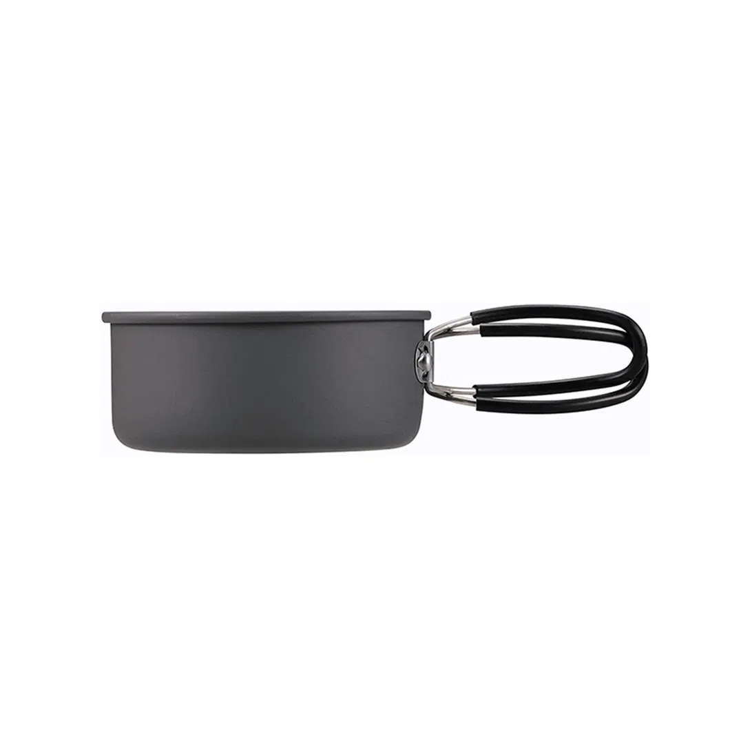 Camping Cooker Set Aluminum Hard Anodized Outdoor Cookware with Storage Bag Wyz16053