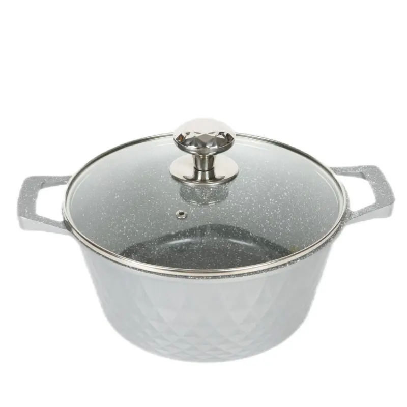 Diamond 10PCS Pots and Pans Set Nonstick Granite Induction Aluminum Cookware Sets