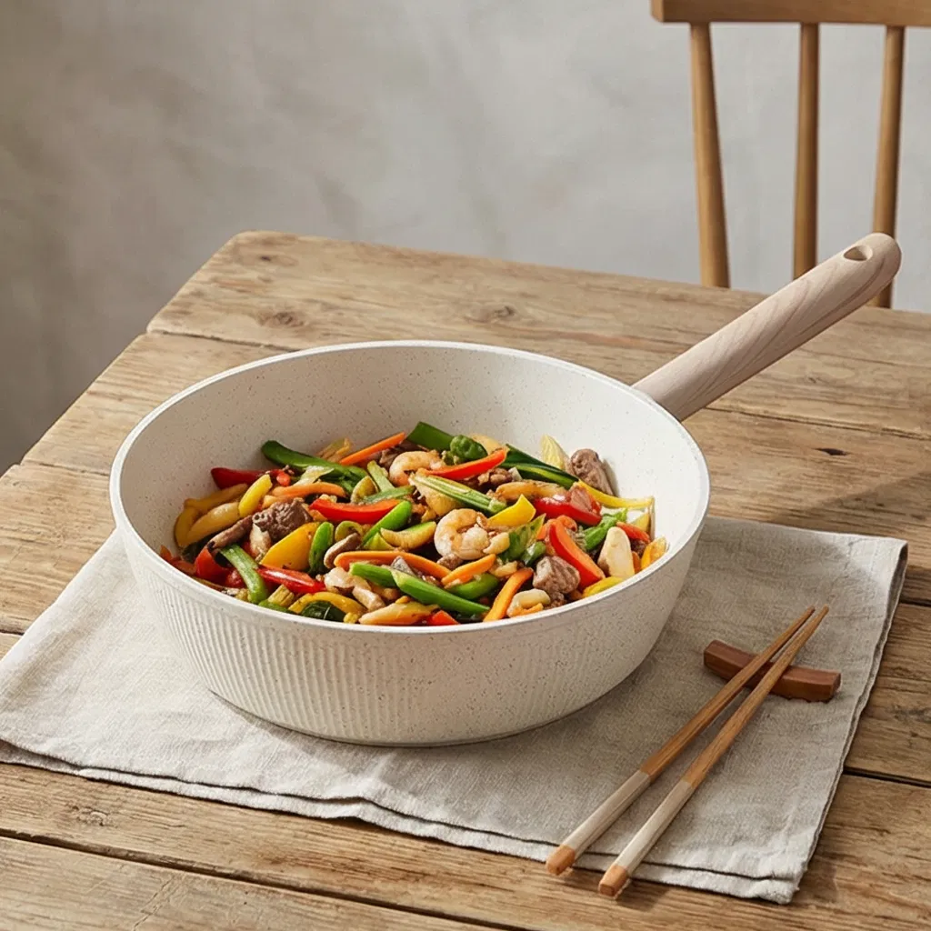 Dishwasher Safe Nonstick Aluminum Skillet Deep Frying Pan Cookware