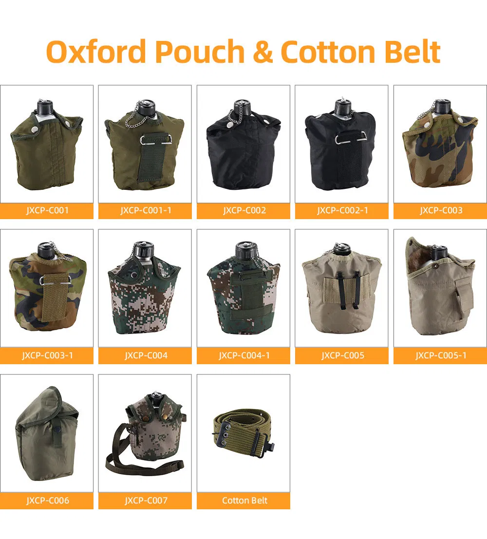 Wholesale Price: Lightweight Aluminum Camping Canteen Set with Cup and Mess Kit