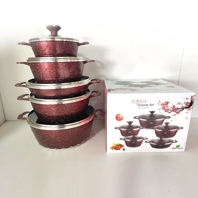 Die Cast Aluminum Cookware Set Detail View