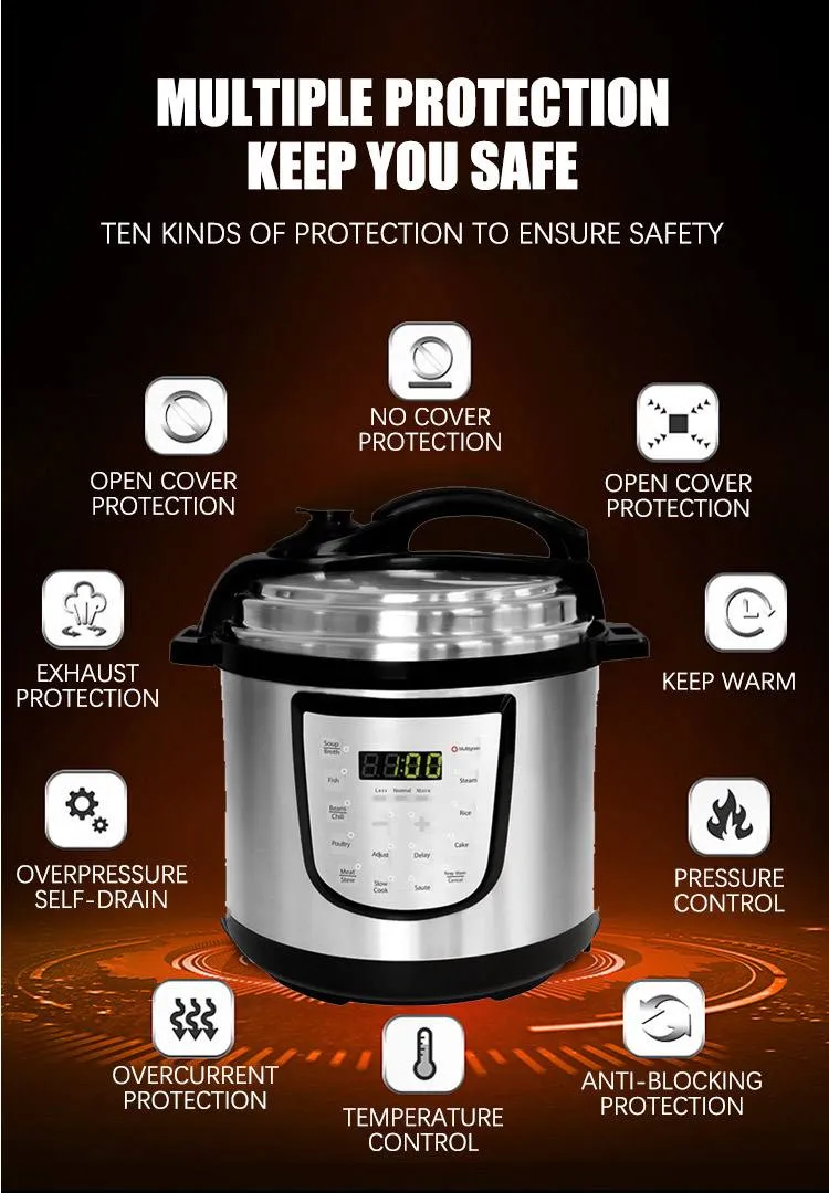 Electric Pressure Cooker Detail 1