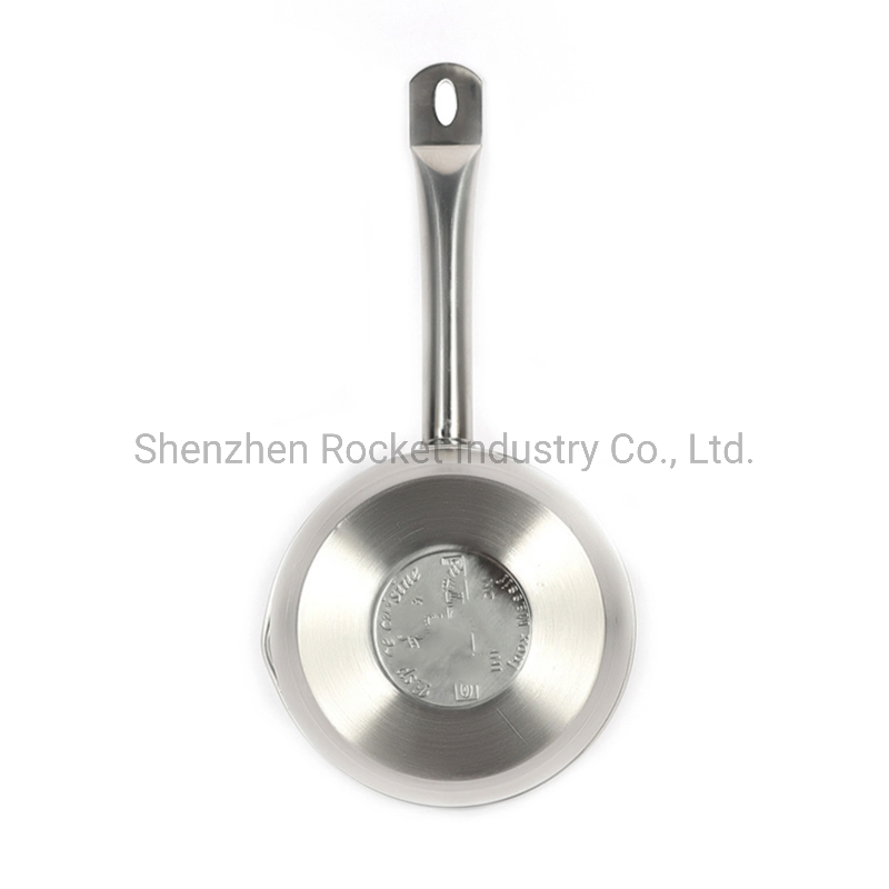 5 PCS Induction Gas Stove Stainless Steel Cooking Pots Milk Pots Cookware Sauce Pan Set