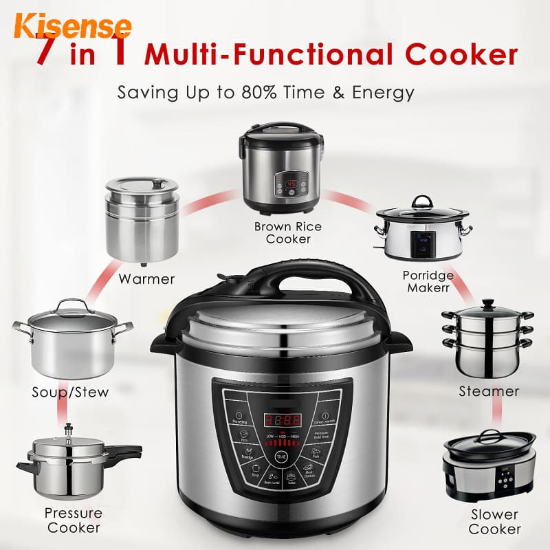 All-in-One Smart Electric Pressure Cooker for Home Kitchen