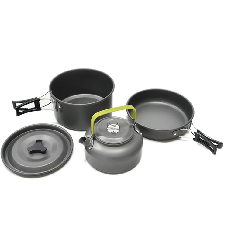 Stackable Non-Stick Cooking Cookware Set for Camping