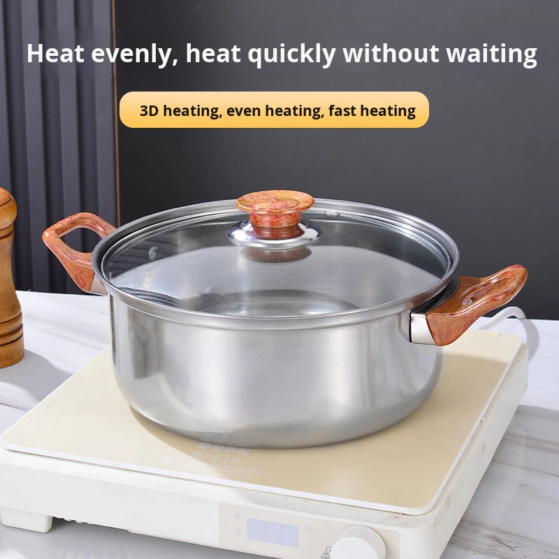 10pcs Large Multipurpose Stainless Steel Cookware Set for Electric Cooking Commercial Use OEM/ODM