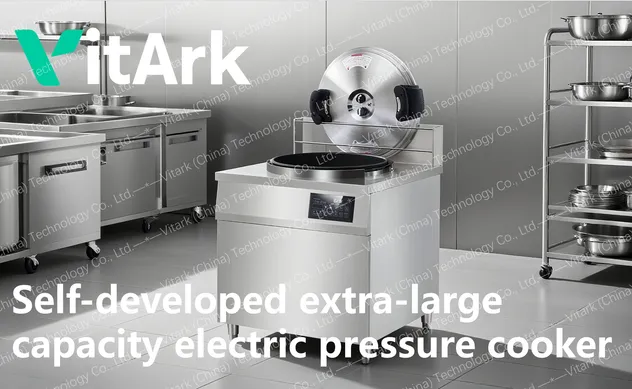 Large Capacity Wholesale Smart Digital Kitchen Industrial Electric Pressure Cooker for Hotels, Suitable for Quick Stewing of Beef, Chicken, and Bone Soup