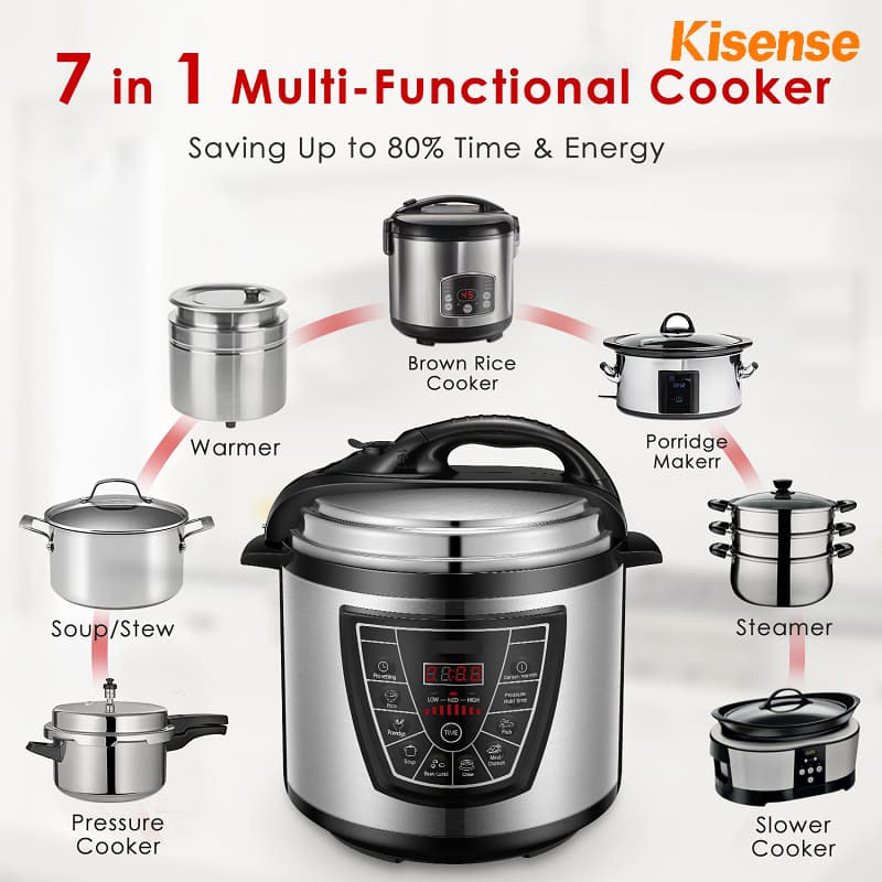 More in 3L 4L 5L 6L 8L 10L 12L Sizes Electric Smart Pressure Cooker for Complete Home Kitchen Appliance Versatility