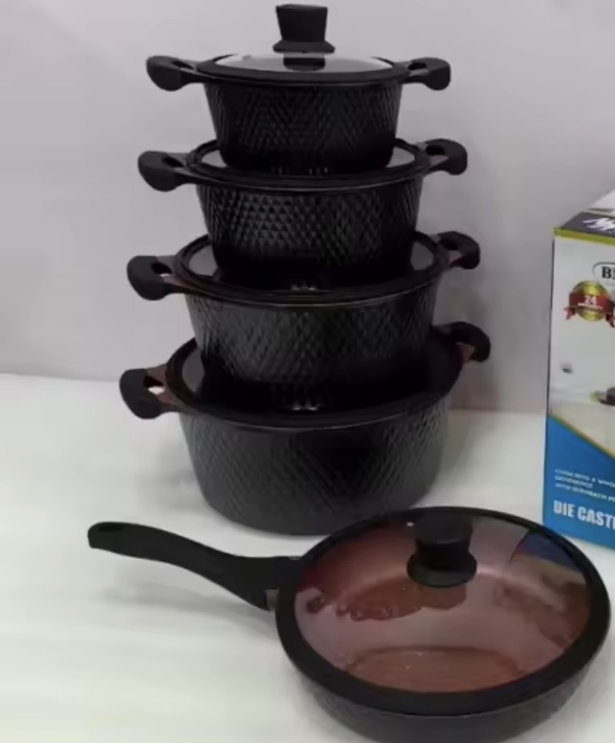 High Performance Professional 10 Pcs Non Stick Kitchen Set for Home Chef Restaurant Quality Results