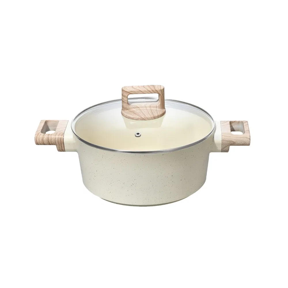 20PCS Beige Wholesale Kitchen Accessories Die Cast Aluminum Set for Kitchen Cookware
