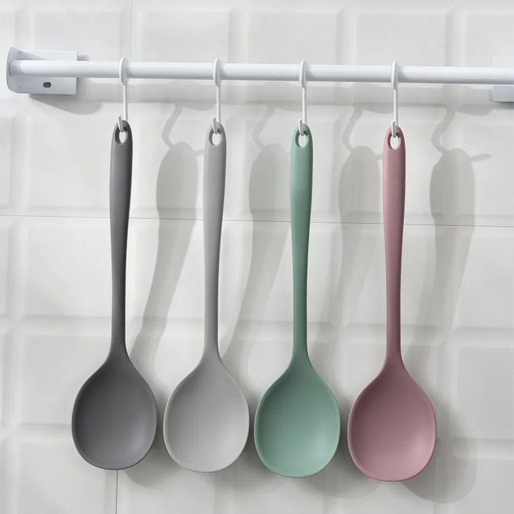 Cookware Kitchenware Factories OEM ODM Custom Non-Damaging to Coating Silicone Cooking Utensils Kitchen Utensil Set