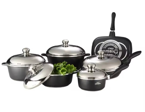 Cheap 23 PCS Aluminium Die Cast Kitchen Non Stick Cookware Set
