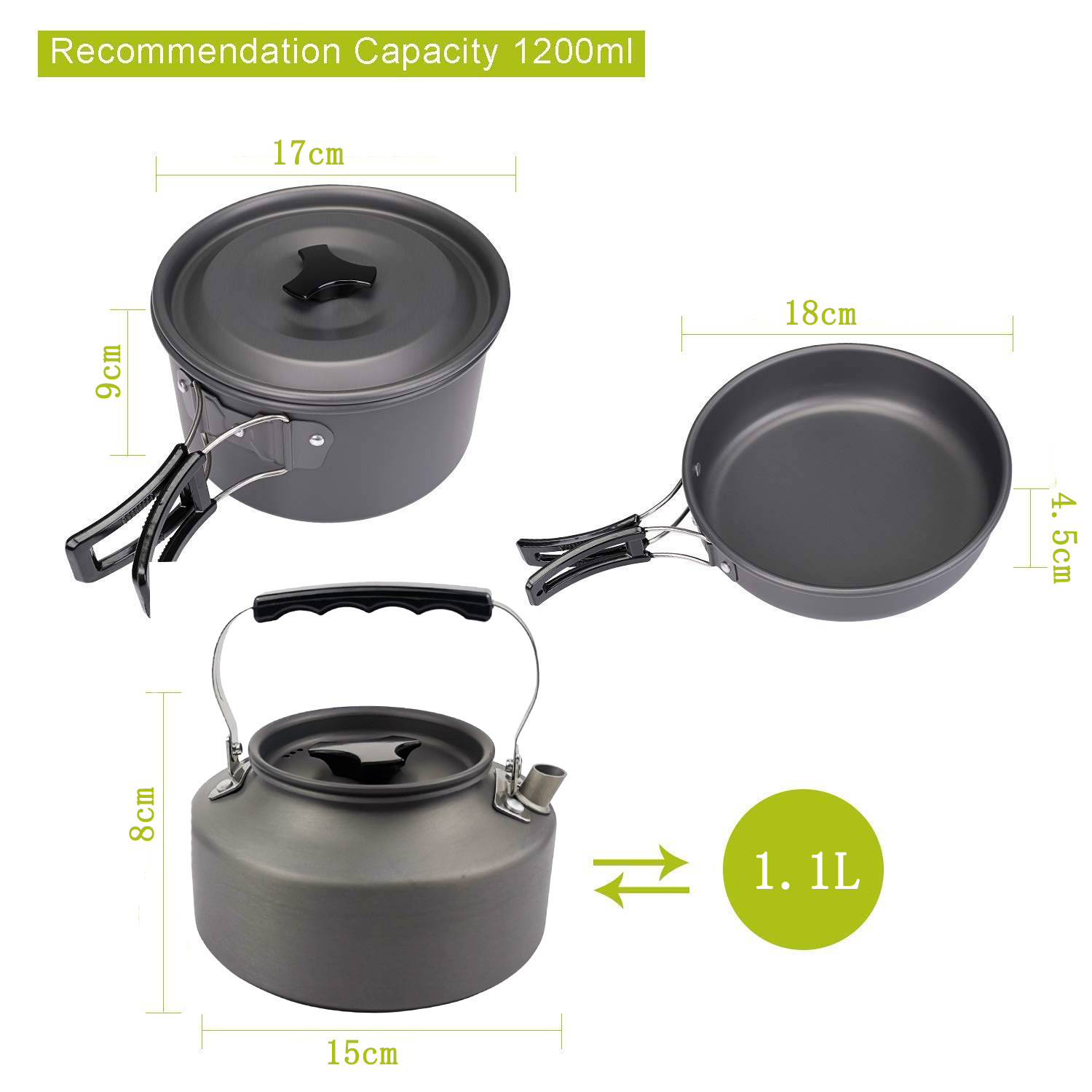 Camping Cookware Set 4