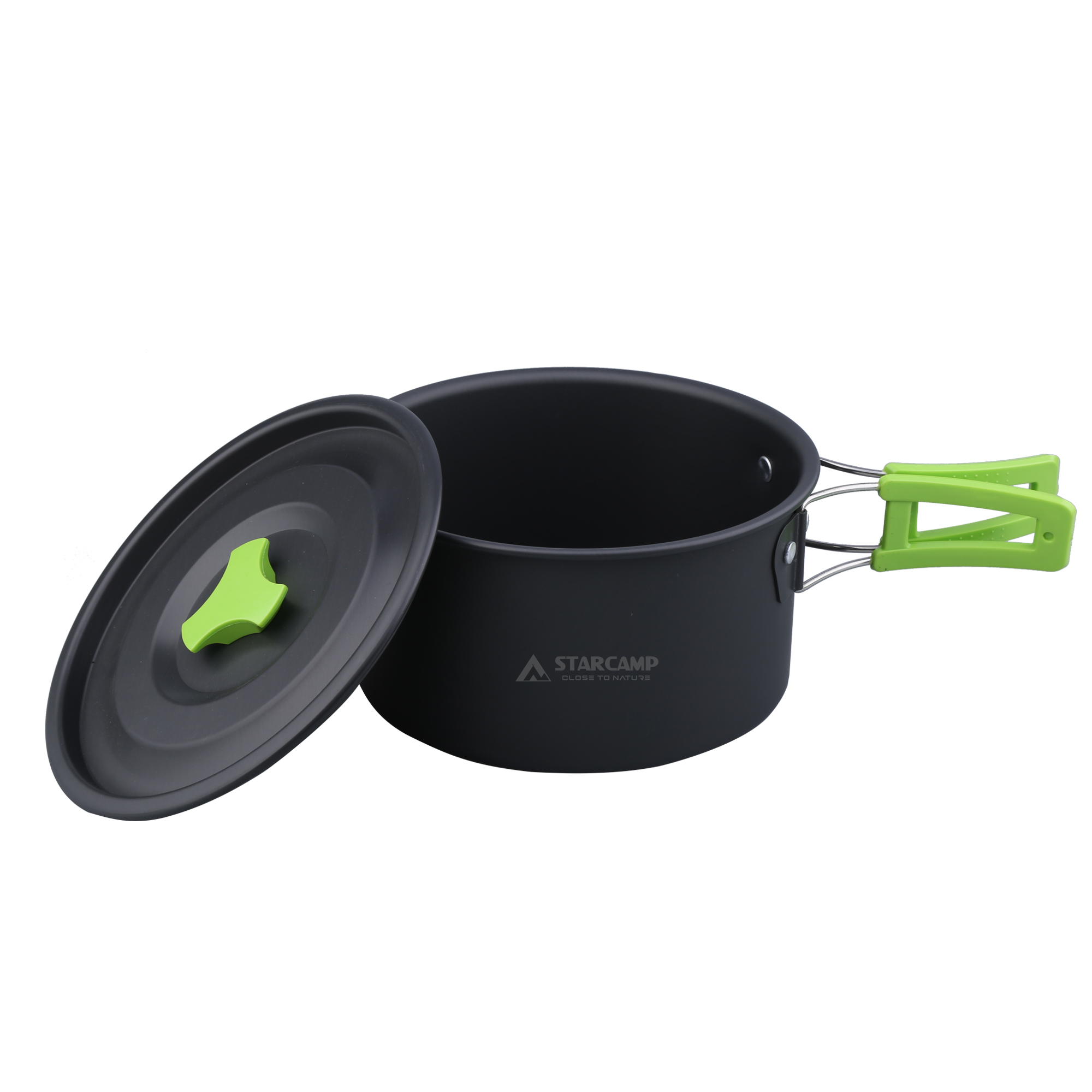 STARCAMP Aluminium Cookware Set For Outdoor Camping Hiking And Backpacking Portable Frying Pans For Outdoor Cooking
