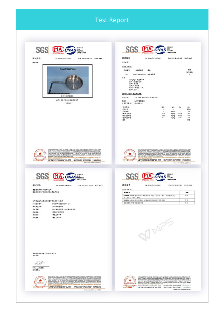 Titanium Cookware Safety Test Report