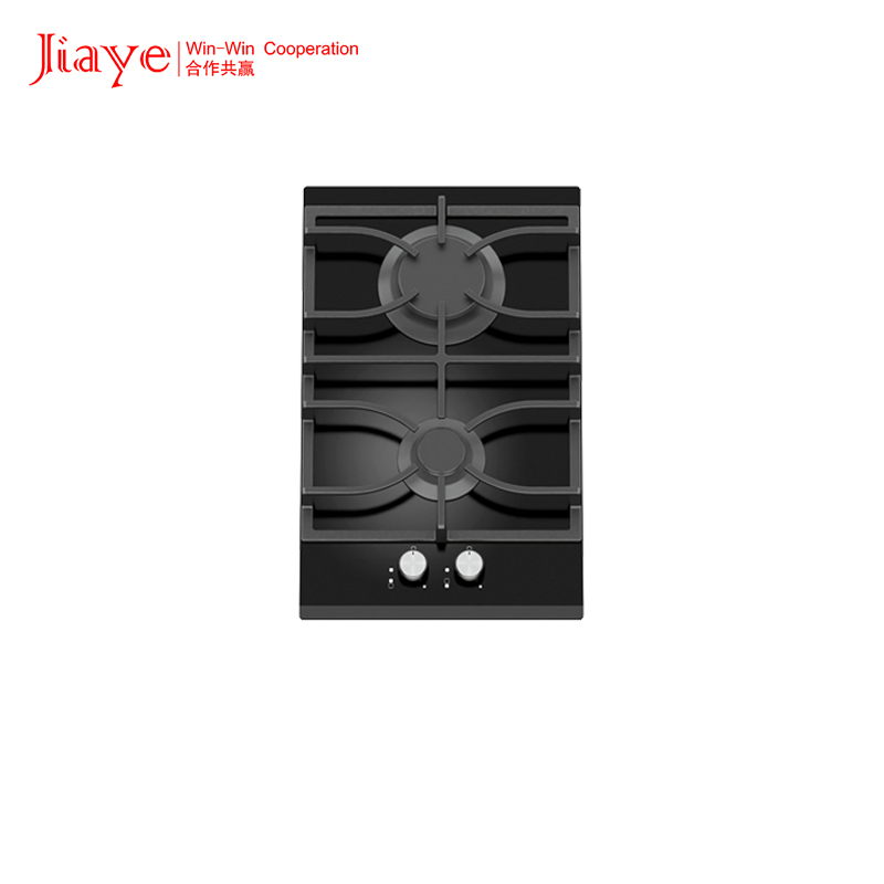 Kitchen Appliance Smart Tempered Glass 2 Burner Built-in Gas Hob