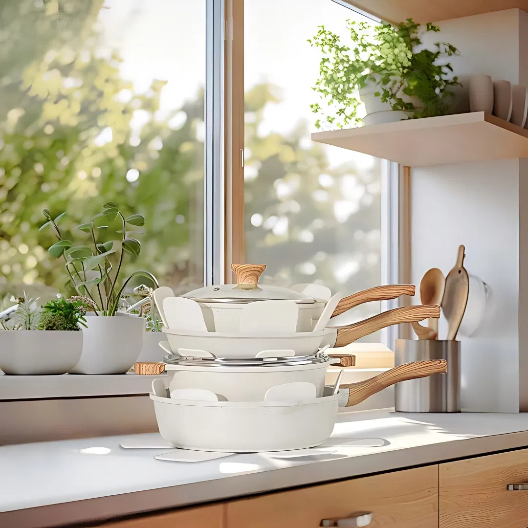 Nonstick Ceramic Cookware Set Specification 4