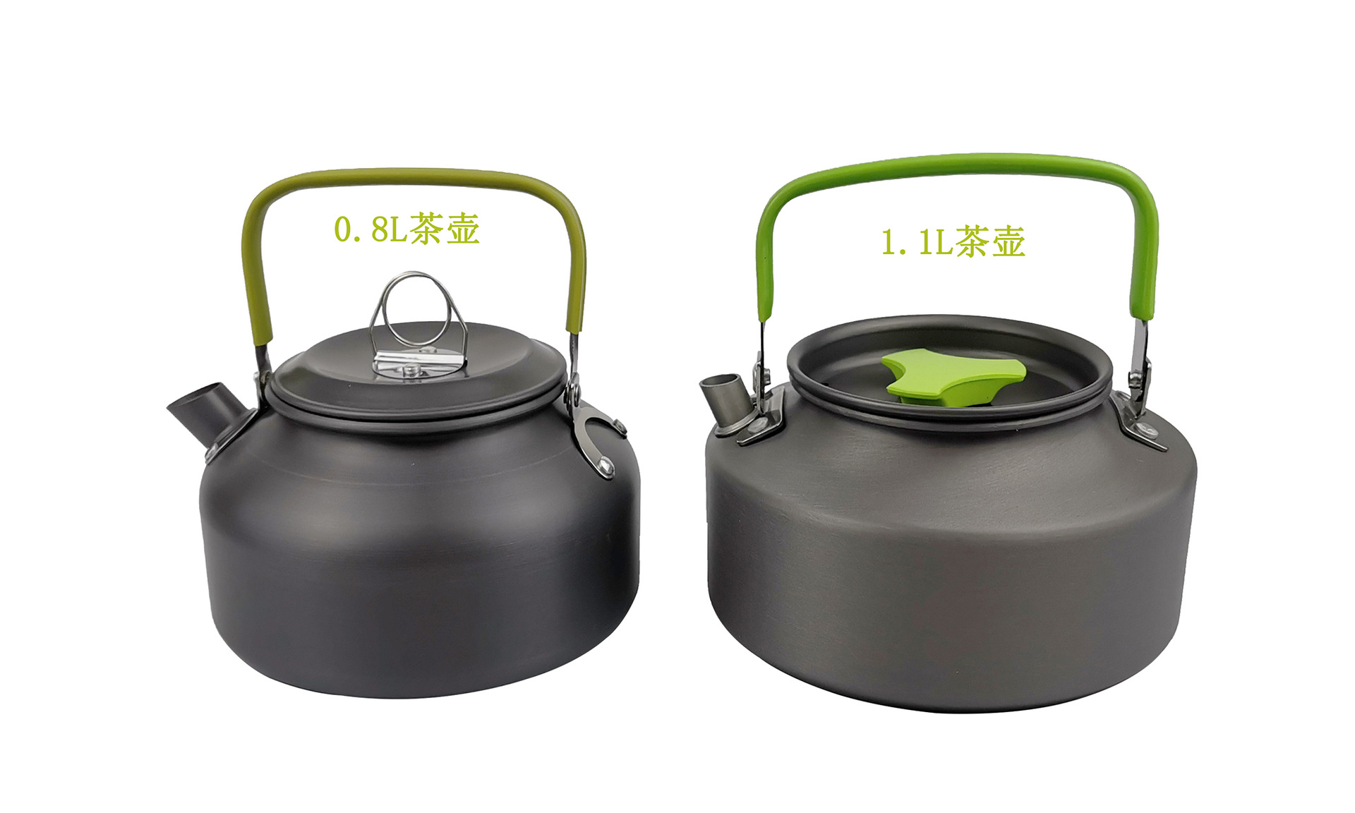 Outdoor Camping Cookware Set for 2-3 People with Folding Design Travel-Friendly Teapot Combination