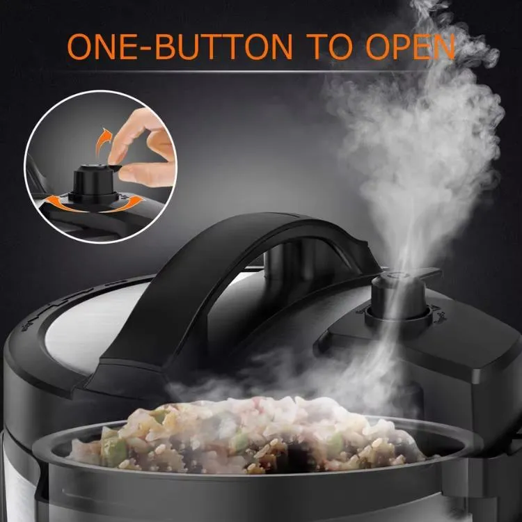 Kitchen Appliance 2-in-1 Pressure Cooker & Air Fryer Swap Pot Electric Cookers Smart
