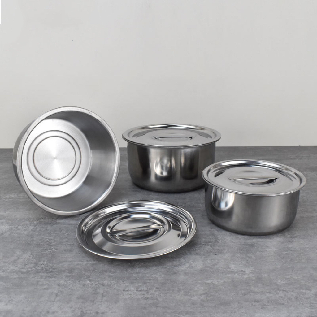 Stainless Steel Stock Pot Set Detail View 4