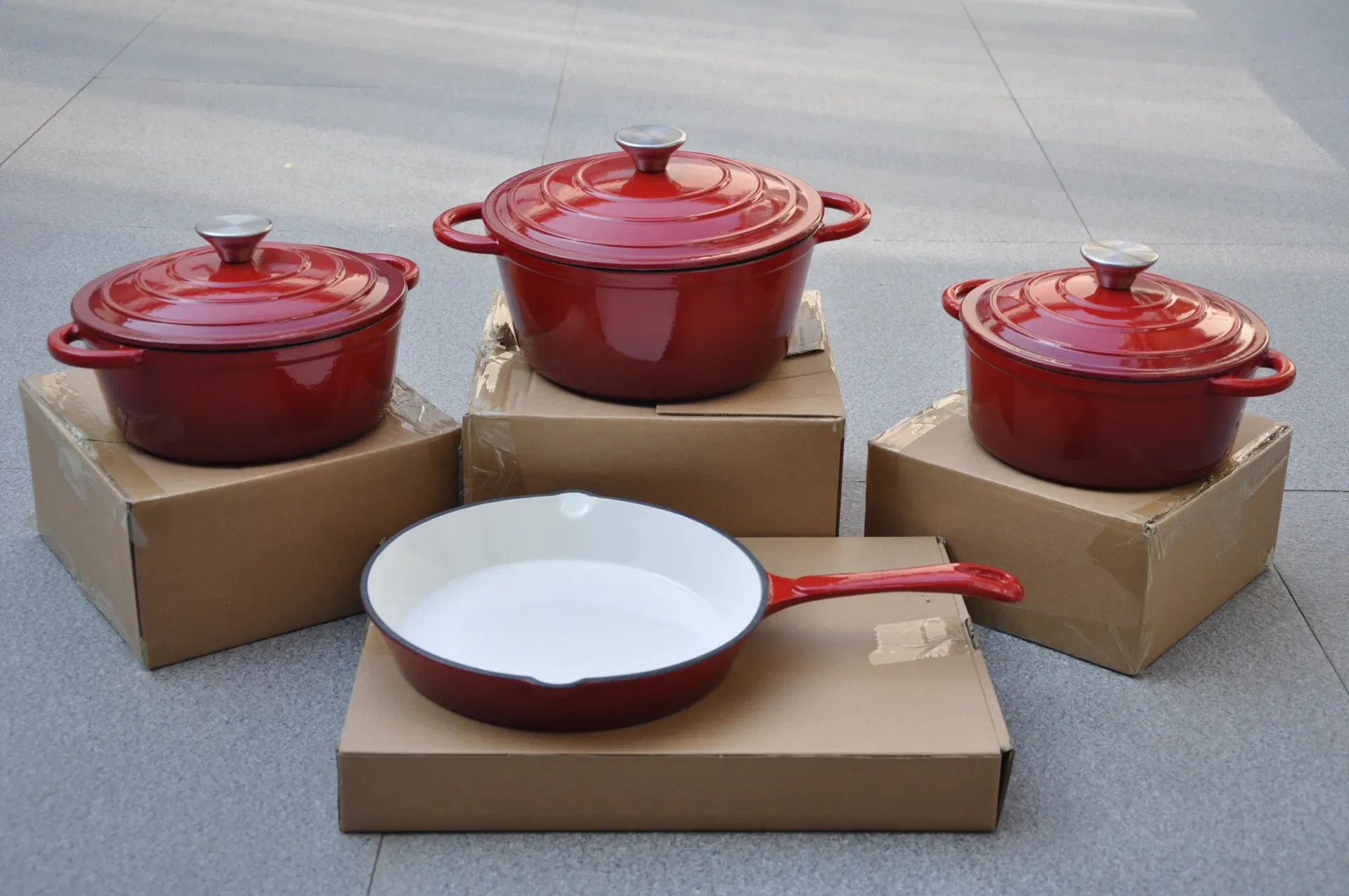 Durable 4-Piece Camping Cookware Set - Oven Safe & Dishwasher Safe