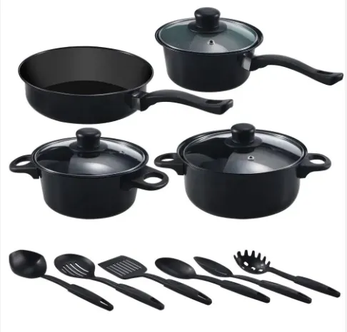 Non Stick Aluminum Cookware Set with Ceramic Coating
