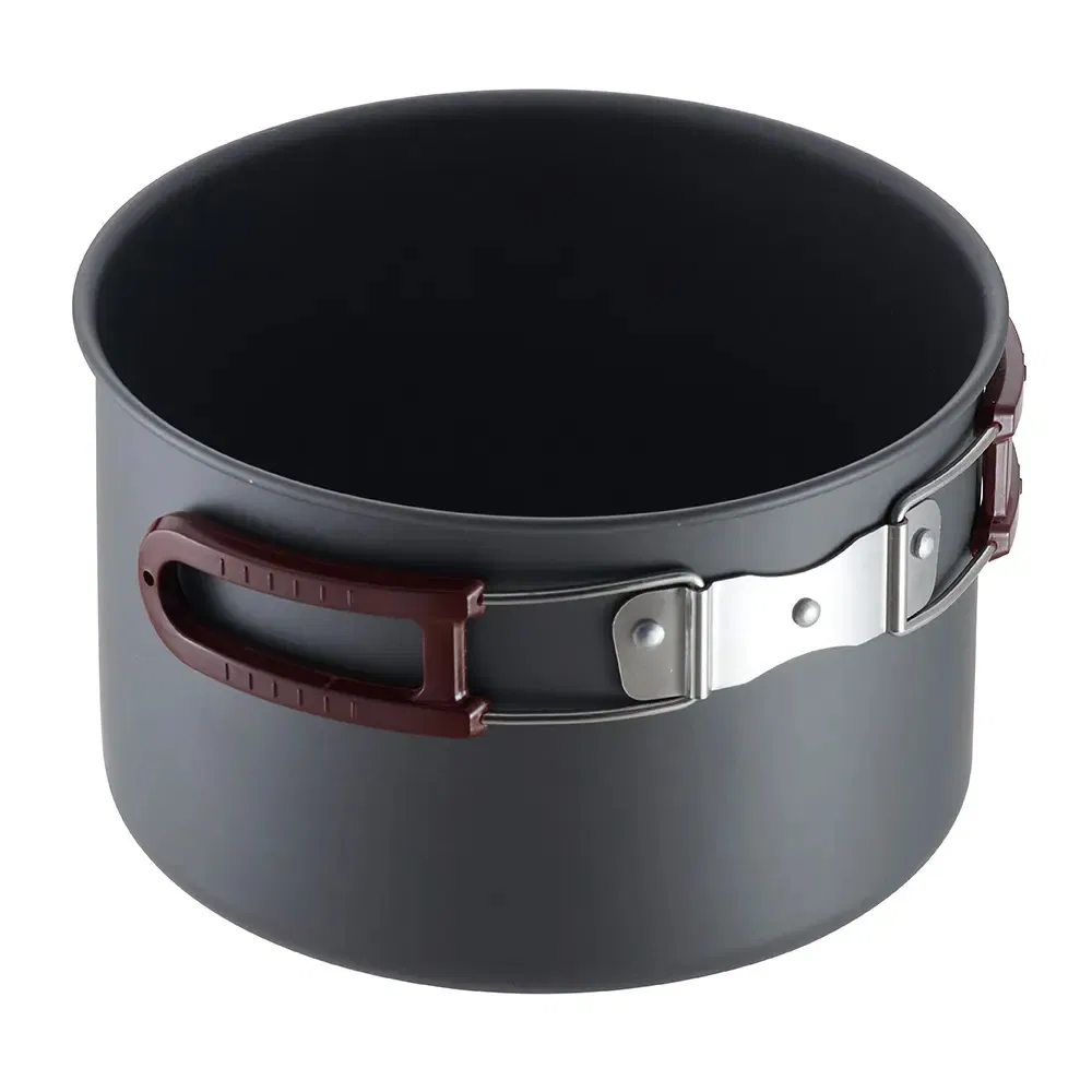 Portable Outdoor Camping Cookware Picnic Travel Hiking Aluminum Cooking Pots Set
