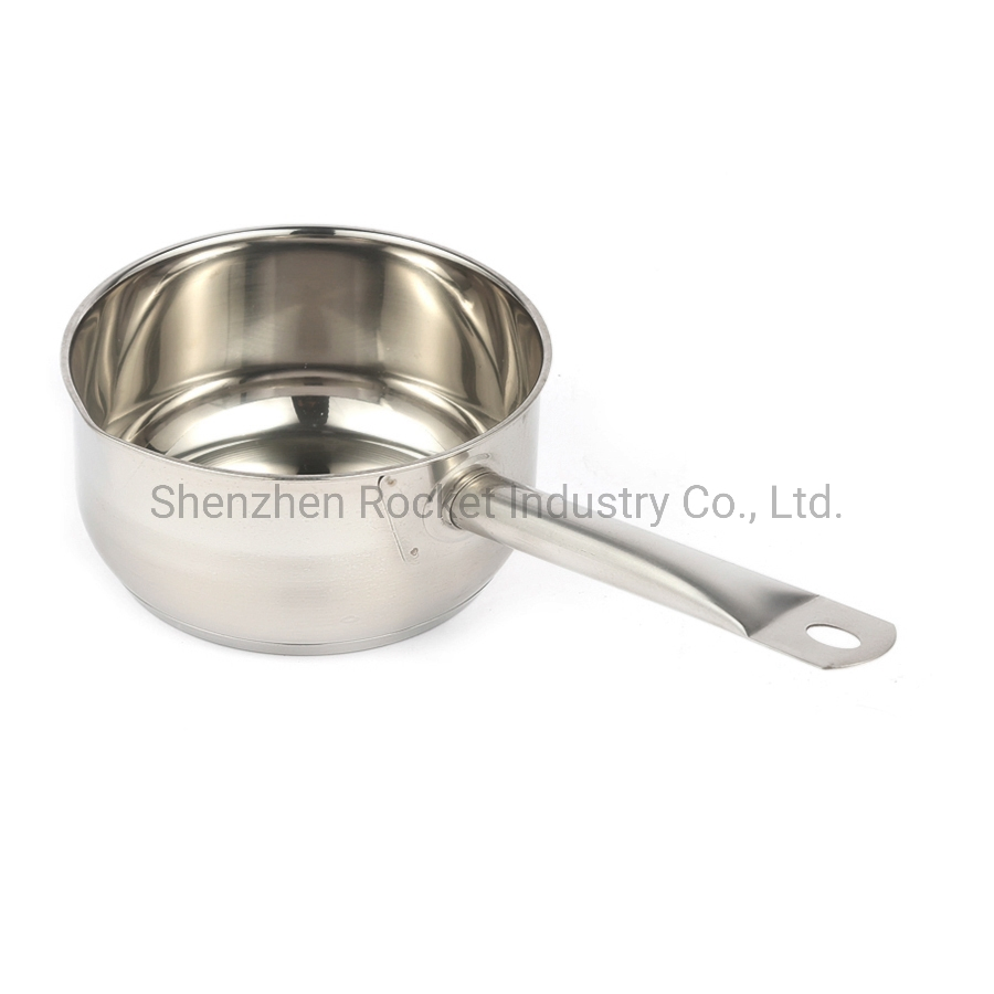 5 PCS Induction Gas Stove Stainless Steel Cooking Pots Milk Pots Cookware Sauce Pan Set