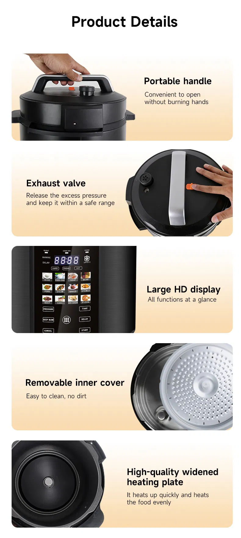 Electric Pressure Cooker Details