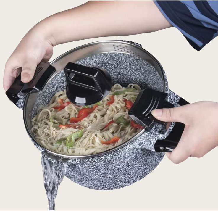 Aluminum Multifunctional Cooking Pot Deep Fry Pan Cookware Kitchenware Cookware Set