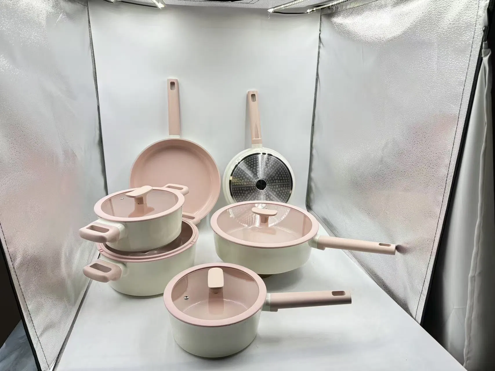 Stockpot Non-Stick Non-Toxic Healthy Kitchen Pot Casserole Cooking Frying Pan Cookware Set