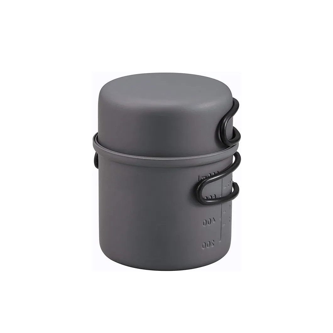 Camping Cooker Set Aluminum Hard Anodized Outdoor Cookware with Storage Bag Wyz16053
