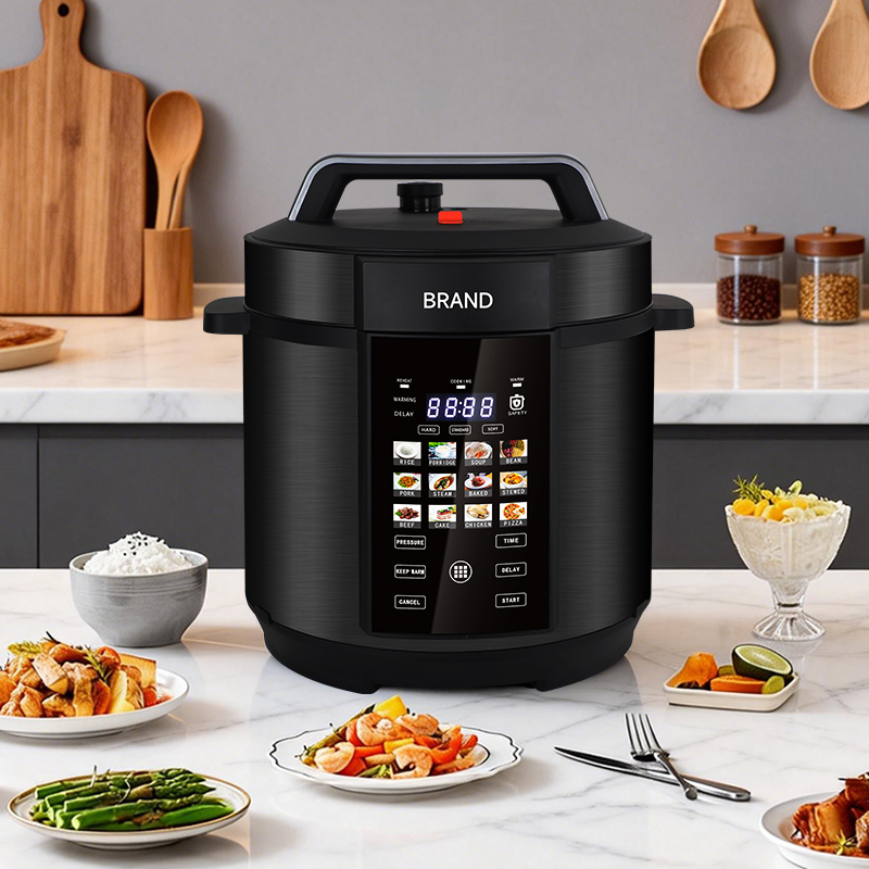 Multifunctional Electric Pressure Cooker 6L Large Capacity Home Kitchen Colour Display Smart Digital Rice Cooker