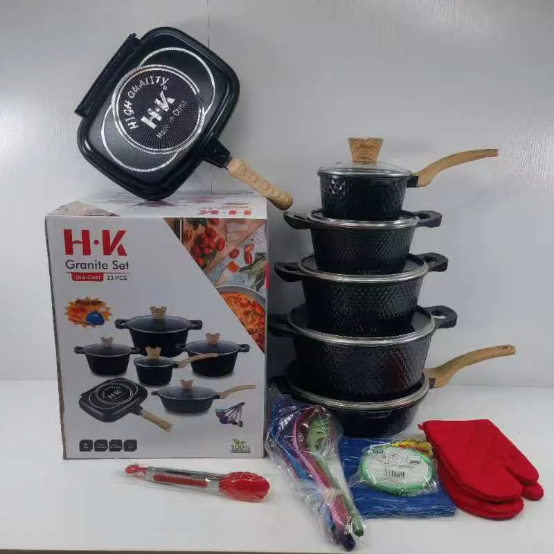 Aluminum Pots and Pan Set Non Stick Sauce Pans
