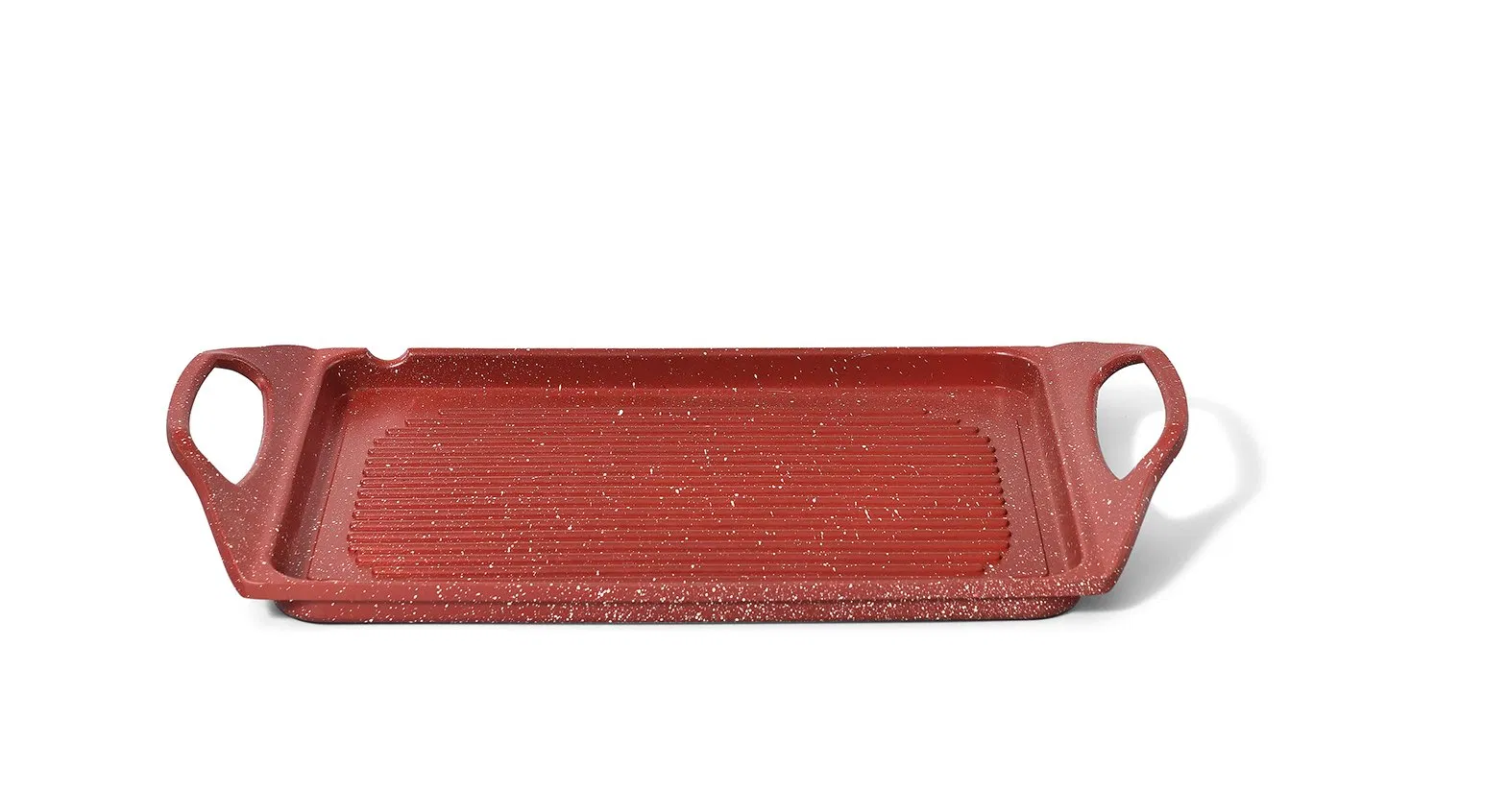 Factory Festive Red Cookware Set Sauce Pan Kitchenware Casserole Fry Pot Ceramic Marble