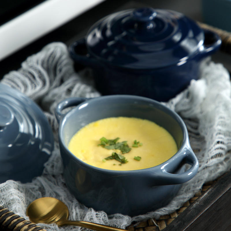 Stoneware Pots and Pans Reusable Ceramic Casserolepots Kitchen Ceramic Casserole