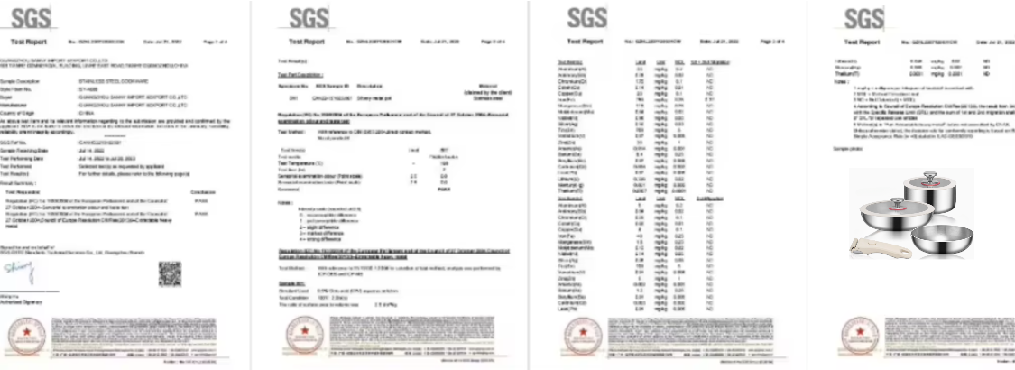 Kitchenware Certifications