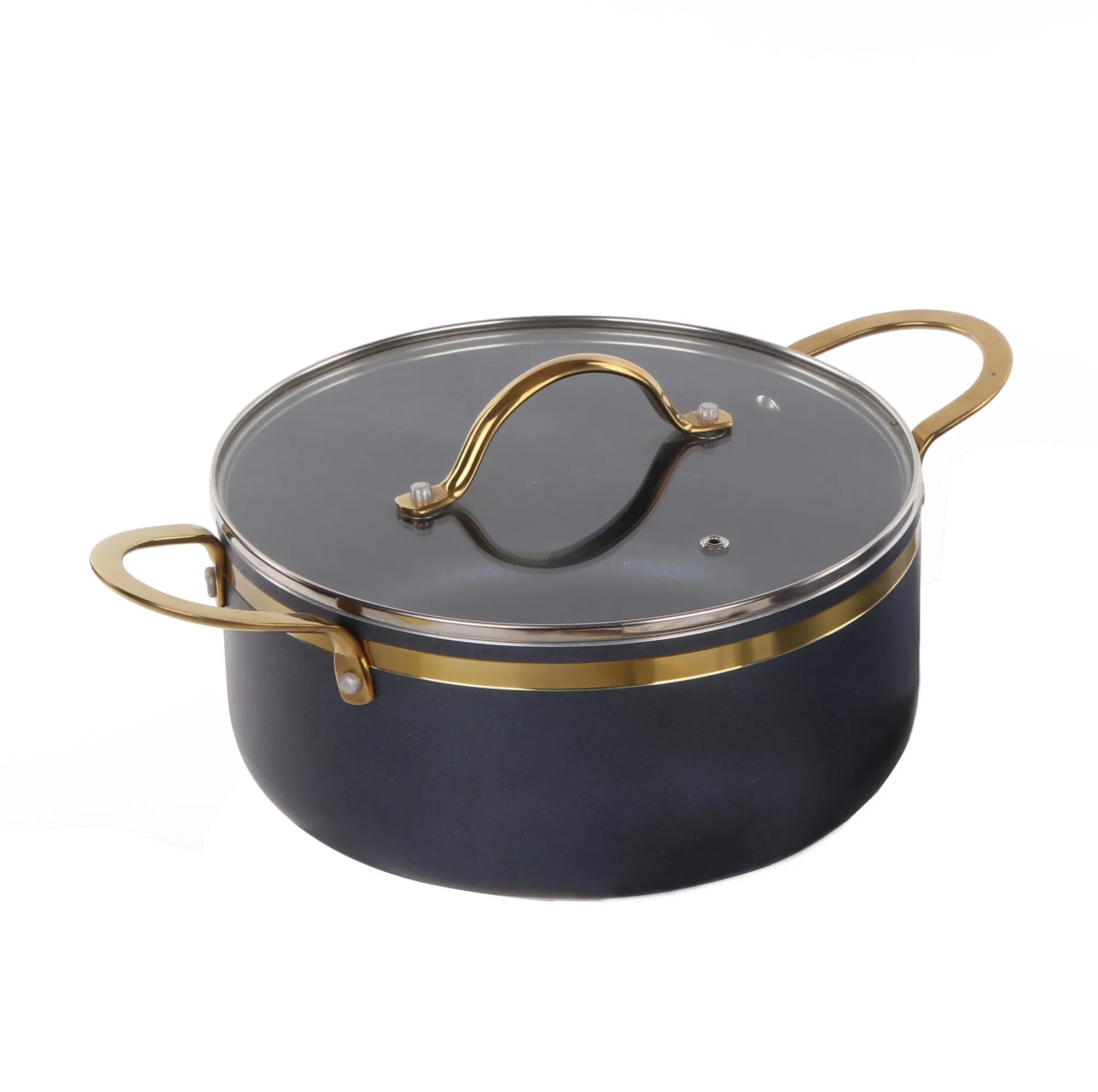 5 Pieces Kichenware Cooking Nonstick Hard Anodized Cookware Sets for All Cooktops