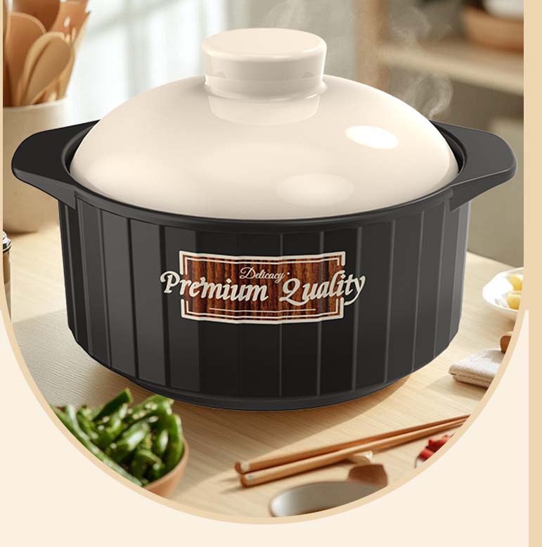 Cookware Cooking Pots Ceramic Pots Lithium Porcelain Casserole Cooking Pot Set for Cooking