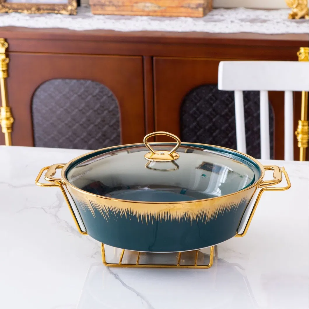 Rectangular Porcelain Casserole Trays Ceramics Chafers, and Buffet Sets Mi29697