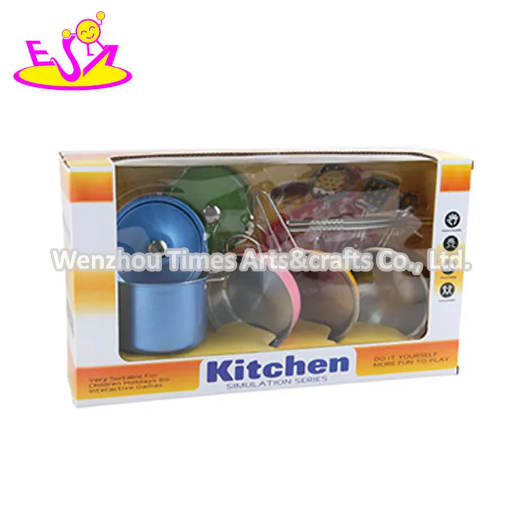 Wholesale 10 PCS Kids Metal Toy Cookware Set for Pretend Play M03A006 Detail 6