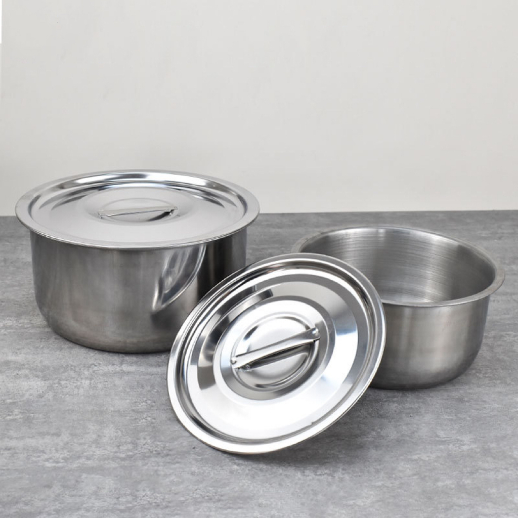 Stainless Steel Stock Pot Set Detail View 3