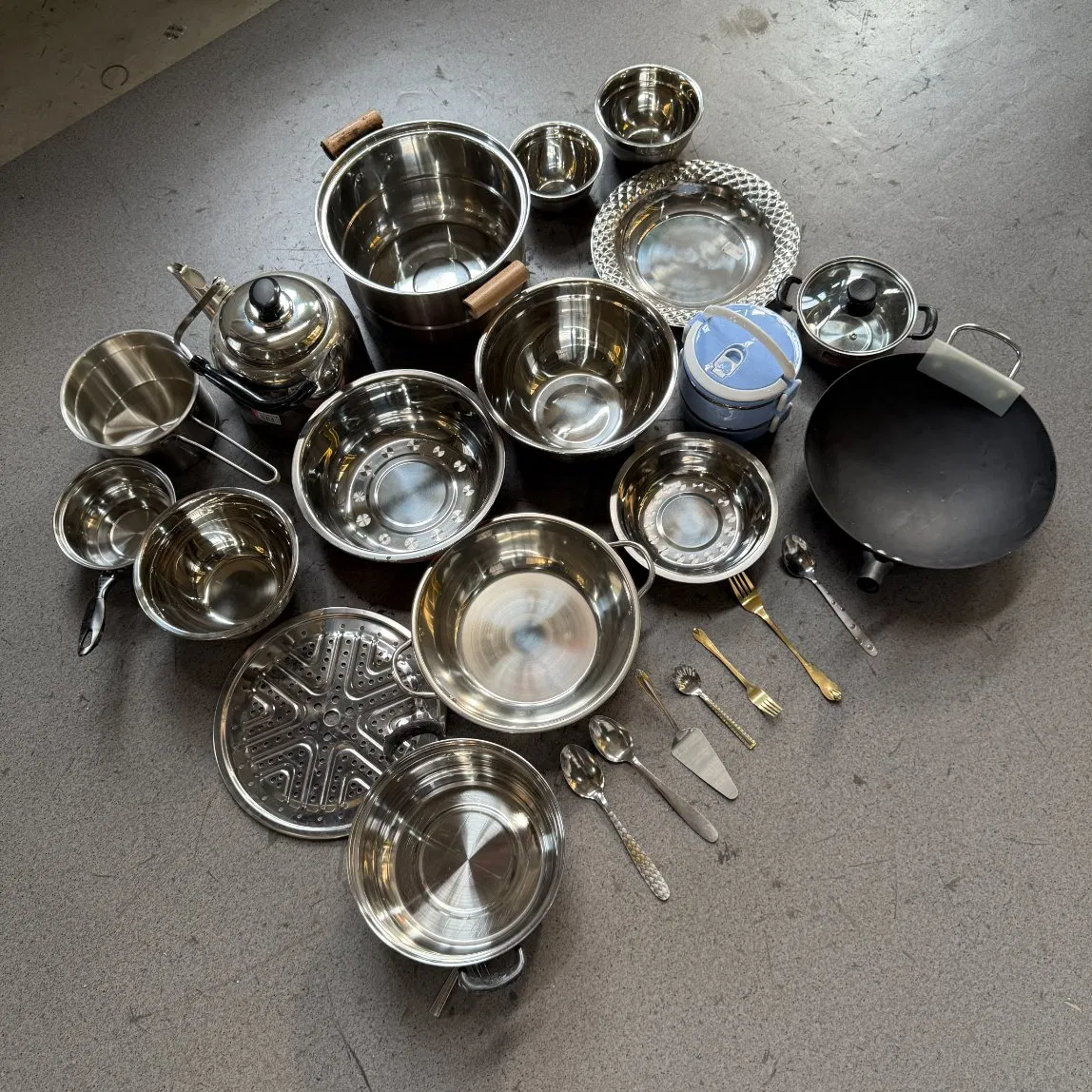 Induction Cookware Set Ustensiles De Cuisine Wholesale Factory Supplier for Nigeria Ghana Market Africa Importers