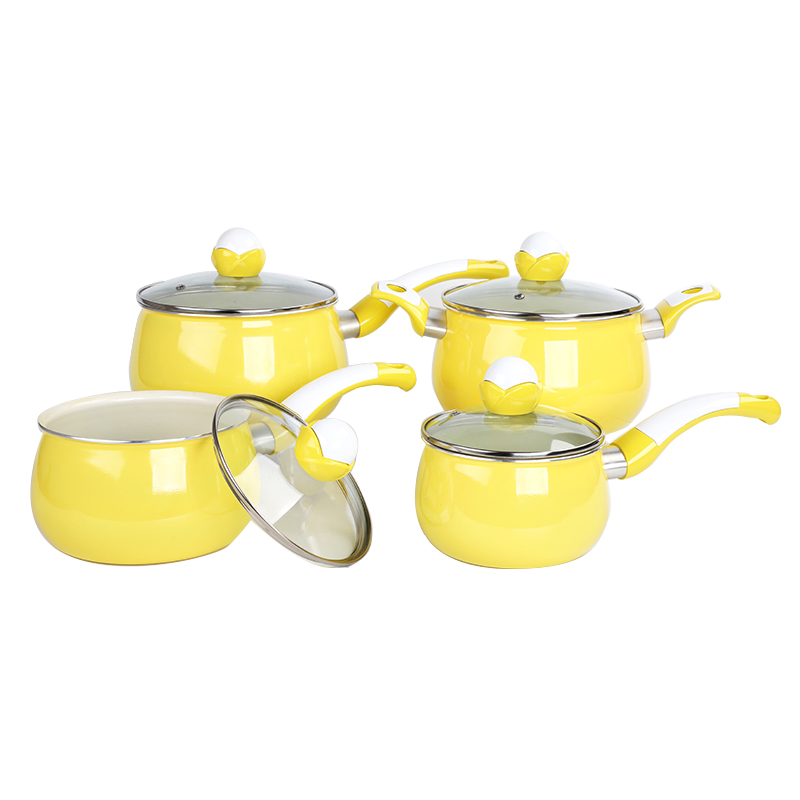 Customized Color Aluminium Ceramic Casserole Set with Spiral Bottom