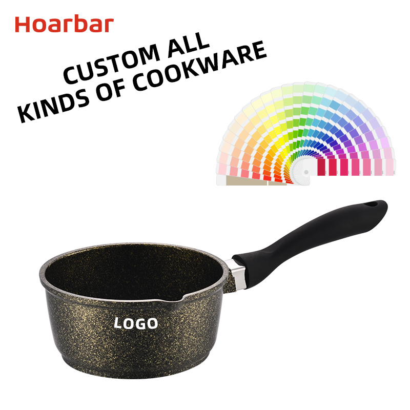Classic Design Ceramic Stock Pot Set Deep Frying Pan round Set for Soup Cooking &amp; Stock Preparation OEM Deep Frying Pan