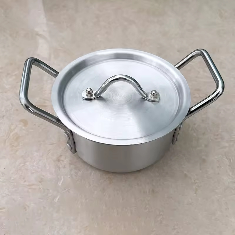 Stainless Steel 12-Piece Pot Set Kitchen Cooking Pots and Pans Kitchen Cooking