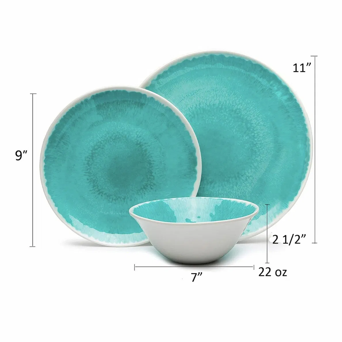 Factory Supply Customized Cookware Melamine Dinnerware Set Vajilla De Melamina